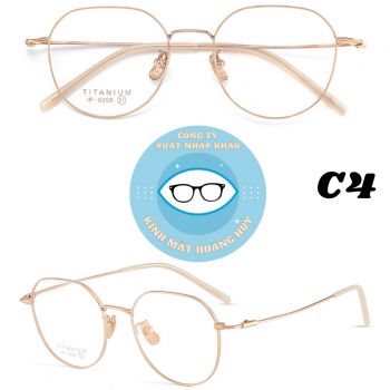 Gọng kính kim loại mã 6208